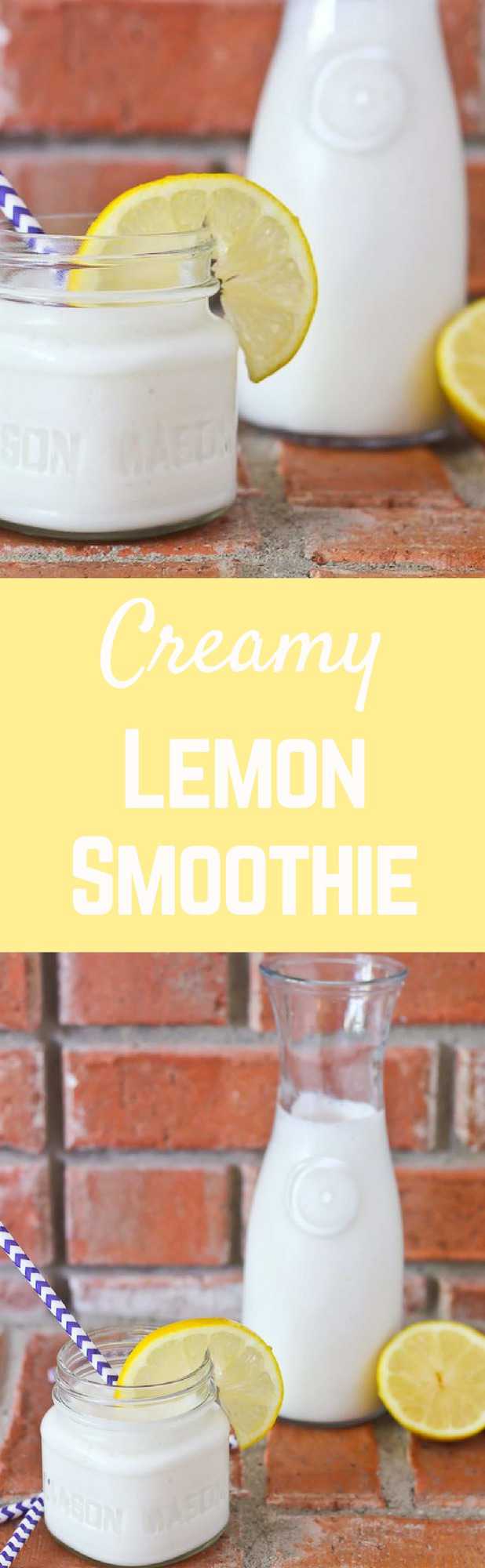 Creamy Lemon Smoothie - On RachelCooks.com
