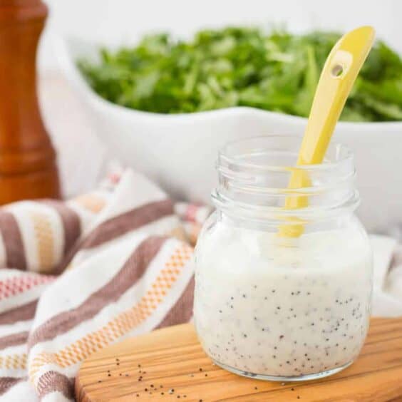 Poppy Seed Dressing (Creamy and Healthy!) with video Rachel Cooks®