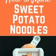 How to Make Sweet Potato Noodles - Get the easy directions on RachelCooks.com
