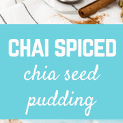 The flavors of Chai in a chia seed pudding recipe....chai chia! Say that 10 times fast! Or just make this flavorful, healthy, sweet treat. Get the easy recipe on RachelCooks.com!