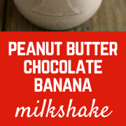 This Peanut Butter Chocolate Banana Milkshake is cool, refreshing and perfect for a hot summer day. And what better flavor combination is there?