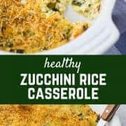 Cheesy, comforting, and filling, this zucchini rice casserole is going to become a favorite around any family table. It’s also a great use for leftover rice! Get the recipe on RachelCooks.com!