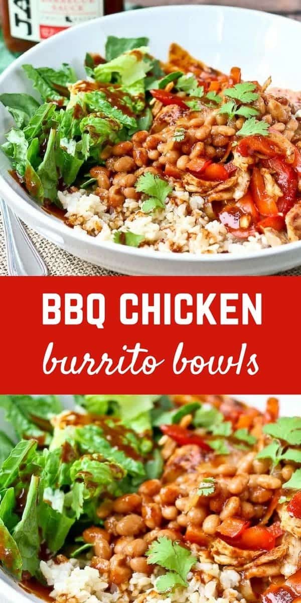 BBQ Chicken Burrito Bowls
