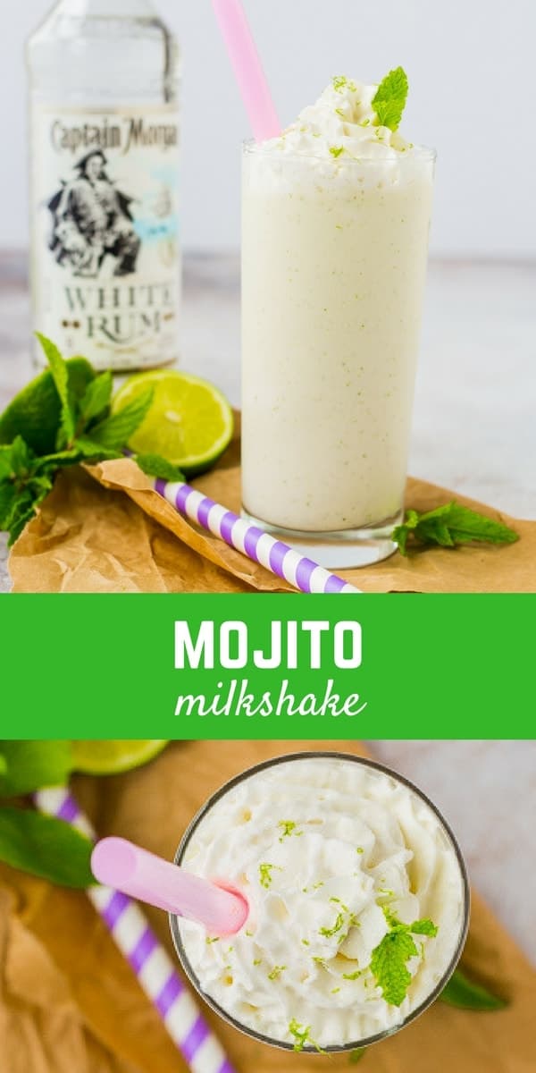 A mash-up of a vanilla milkshake and a mojito, this mojito milkshake is absolute summer perfection! You'll love the flavors of a mojito in a decadent summer treat. Get the recipe on RachelCooks.com!