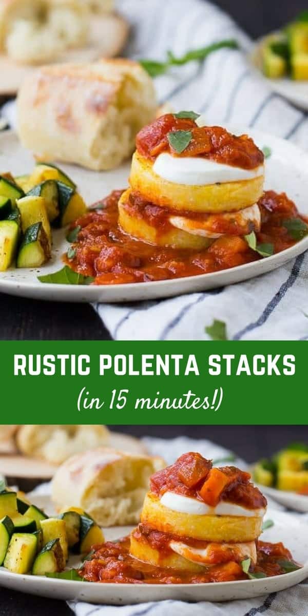 #sponsored This polenta stack recipe is the perfect combination of rustic simplicity and effortless impressiveness. Ready in less than 20 minutes, it will become a go-to recipe in your kitchen! Get the recipe on RachelCooks.com! #RusticCut #TrulyTuscan #BertolliTuscanWay https://www.pinterest.com/Bertolli/