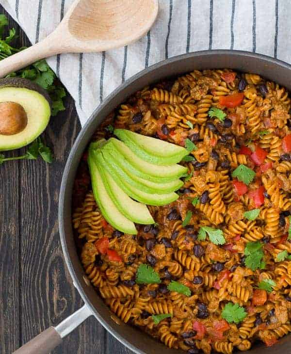 One Pan Taco Pasta