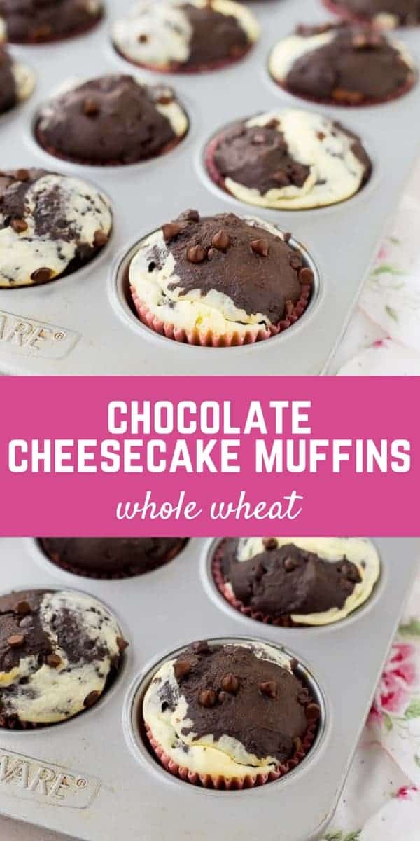 Can you think of a better way to start your day than with a decadent chocolate muffin with ribbons of cream cheese running through it? These chocolate cream cheese muffins make for happy, happy mornings! Get the recipe on RachelCooks.com!