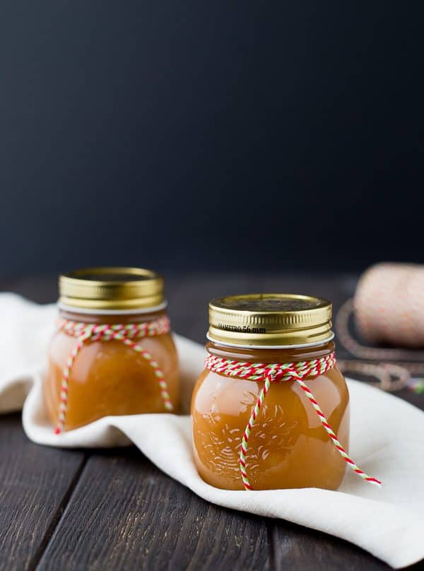 Perfect for both gift giving and parties, this bourbon caramel sauce will become an instant favorite of anyone who tries it! Get the recipe on RachelCooks.com!