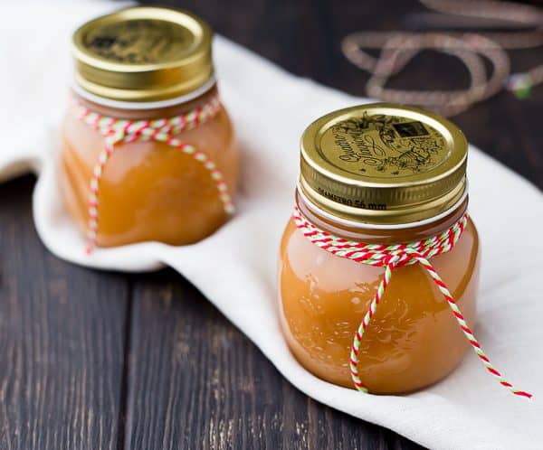 Perfect for both gift giving and parties, this bourbon caramel sauce will become an instant favorite of anyone who tries it! Get the recipe on RachelCooks.com!