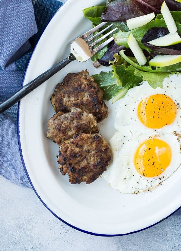 Whole30 sausage photo with eggs