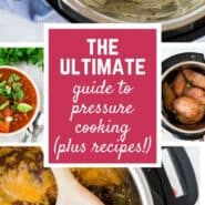 pressure cooker recipes photo collage