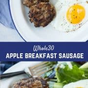 Even if you're not doing a Whole30, this Whole30 Sausage is a breakfast WIN! It's full of flavor and protein and it's super easy to make thanks to a couple shortcuts. You'll be so happy to know exactly what's going into your breakfast sausage! Get the paleo sausage recipe on RachelCooks.com!