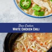 This slow cooker white chicken chili will become your go-to recipe for cool weather entertaining and busy weeknights. Included in the recipe are more than 5 ways to adapt this and make it perfect for YOU! 
