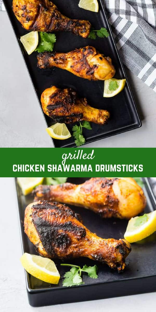 These flavorful grilled chicken shawarma drumsticks are going to become a summertime favorite! With the flavors of chicken shawarma that you know and love, you'll want to plan on putting this recipe into regular rotation!