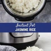Instant Pot Jasmine Rice is fluffy, perfect, and so easy to make. You don't need a rice cooker to have the most delicious, perfectly cooked rice for your next stir fry dinner! 