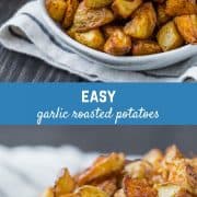 Crispy, flavorful, and irresistible, these garlic roasted potatoes are perfect for breakfast, lunch and dinner. They're going to become a staple in your life! 