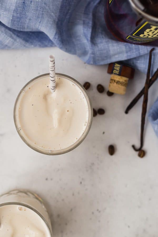 If you're ready to take your St. Patrick's Day (or any other day) up a notch, you have to make these maple whiskey milkshakes! The flavors of whiskey, maple, vanilla, and espresso work together in a dreamy way to make this the perfect milkshake.