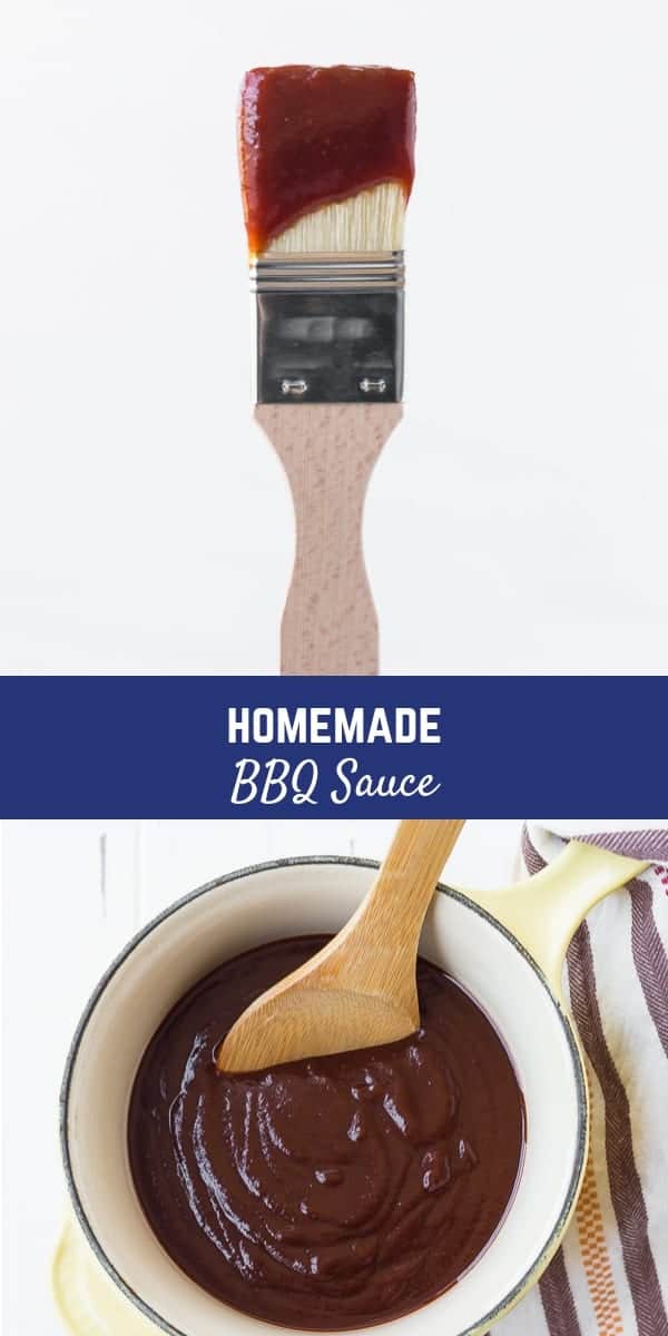 This homemade BBQ sauce recipe is the perfect blend of sweet, spicy, and smoky and it's perfect on chicken, pork, jackfruit...whatever your heart desires.