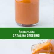 The perfect blend of tangy and sweet, this homemade catalina dressing is great on homemade taco salads and so much else!