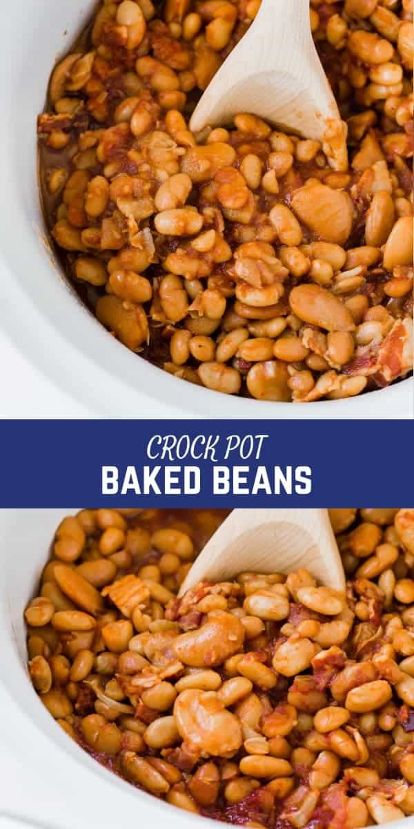 CROCK POT BAKED BEANS yield: 12 SIDE SERVINGS prep time: 15 MINUTES cook time: 4 HOURS total time: 4 HOURS 15 MINUTES The perfect blend of tangy and sweet, these crock pot baked beans are perfect for any BBQ or party! They'll stay warm all evening, but they'll disappear quickly! No Ratings PRINT Sponsored by APT2B La Brea Queen Size Sleeper Sofa See More Report this ad INGREDIENTS 1 jar (48 oz jar) Great Northern Beans, rinsed and drained 1 can (15.25 oz) butter beans, rinsed and drained 3/4 cup ketchup 1/2 cup packed dark brown sugar 1 medium yellow onion, finely diced (about 1 cup) 3 tablespoons molasses 1 tablespoon dijon mustard 2 tablespoon white vinegar 6 oz. of sliced bacon, cut into ~1/2″ chunks (center-cut preferable) 1/2 teaspoon ground black pepper salt to taste INSTRUCTIONS Combine all ingredients in a slow cooker or crock pot. Cover and cook on low for 6-8 hours or high for 4 hours. Stir and reduce heat to "keep warm" when finished cooking. Store leftovers in an airtight container in the fridge for 2-3 days. NUTRITION INFORMATION: YIELD: 12 SERVING SIZE: 1 Amount Per Serving: CALORIES: 151 TOTAL FAT: 5g SATURATED FAT: 2g TRANS FAT: 0g UNSATURATED FAT: 3g CHOLESTEROL: 14mg SODIUM: 462mg CARBOHYDRATES: 20g FIBER: 2g SUGAR: 15g PROTEIN: 7g RachelCooks.com sometimes provides nutritional information, but these figures should be considered estimates, as they are not calculated by a registered dietician. Please consult a medical professional for any specific nutrition, diet, or allergy advice. © RACHEL GURK CUISINE: AMERICAN / CATEGORY: SIDES & VEGETABLES