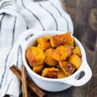 Spicy Sweet Roasted Butternut Squash
