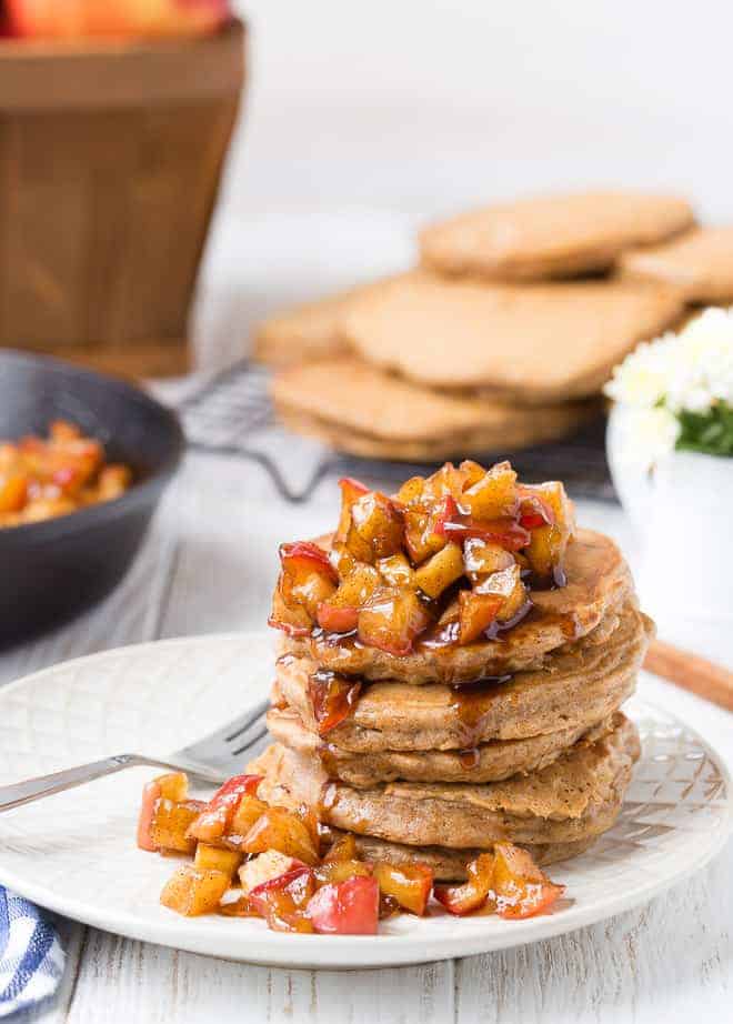 image of apple spice pancakes