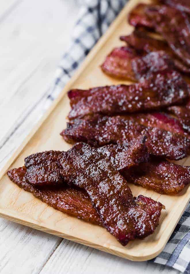Image of pig candy, or bacon that has been candied.