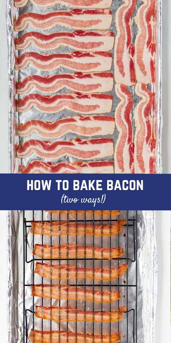 Love bacon but hate the hassle and mess? Baked bacon is the answer: very little mess and perfect bacon slices every time!