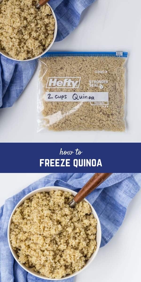 Can you freeze cooked quinoa? Short answer: YES. Read on to find out more about how and why you should freeze cooked quinoa.