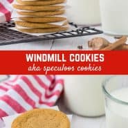Full of delightfully warm spices, these slice and bake windmill cookies are made the easy way, without a mold or stamp. And they're nut-free!