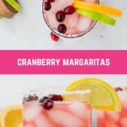 This cranberry margarita recipe is a festive addition to your Thanksgiving or Christmas menu, but is 100% delicious all year round!