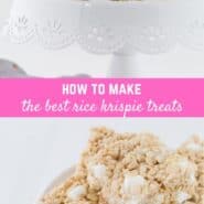 Crispy but still soft and chewy, these are the best Rice Krispies treats thanks to two important secrets! You'll never make them any other way again!