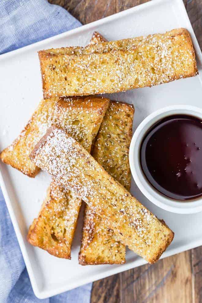 Air Fryer French Toast Sticks Rachel Cooks