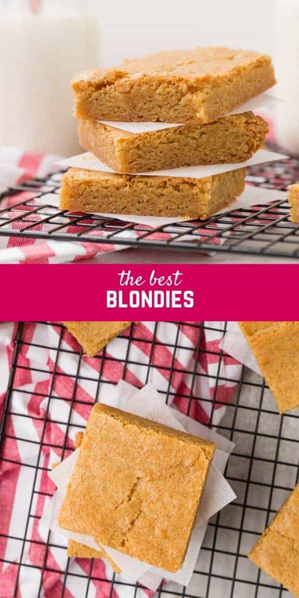 Simple to make, this scrumptious blondie recipe is sure to be a favorite. Gooey blondies melt in your mouth with buttery caramel flavor. Try them today!