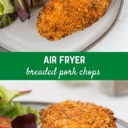 These breaded air fryer pork chops are flavorful, crispy, and so juicy, all without deep frying! You'll love the flavor and texture of these boneless pork chops. 