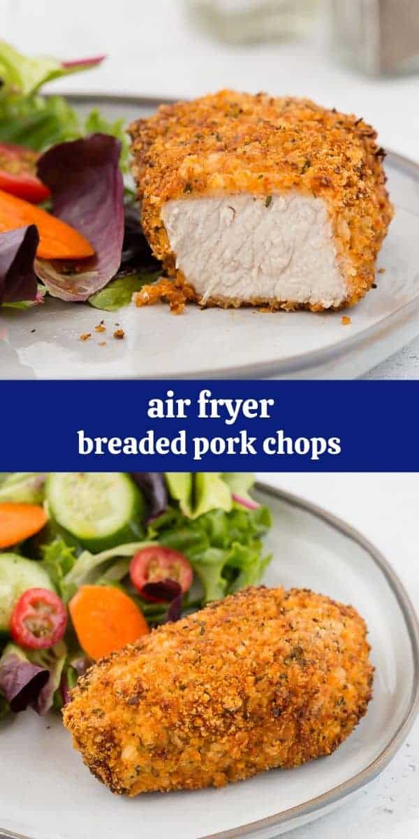 Breaded Air Fryer Pork Chops Recipe - Rachel Cooks®