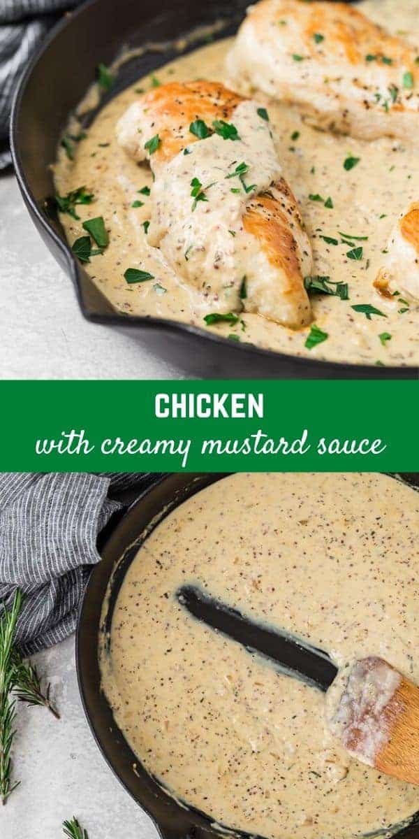 Chicken with Mustard Sauce (creamy & delicious!) Recipe - Rachel Cooks®