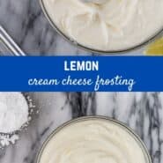 Dreamy lemon cream cheese frosting, sweet yet subtly tart, attractively flecked with bits of lemon zest -- the perfect topping for your favorite cakes. Try this lemon cream cheese frosting recipe today!