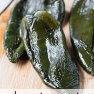 Ever wondered how to roast poblano peppers? Keep reading for 4 easy methods of roasting all varieties of peppers: oven, broiler, grill, and stovetop.