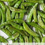Super sweet and full of flavor, roasted sugar snap peas are like green candy - you won't be able to leave them alone. Try roasting a batch today!