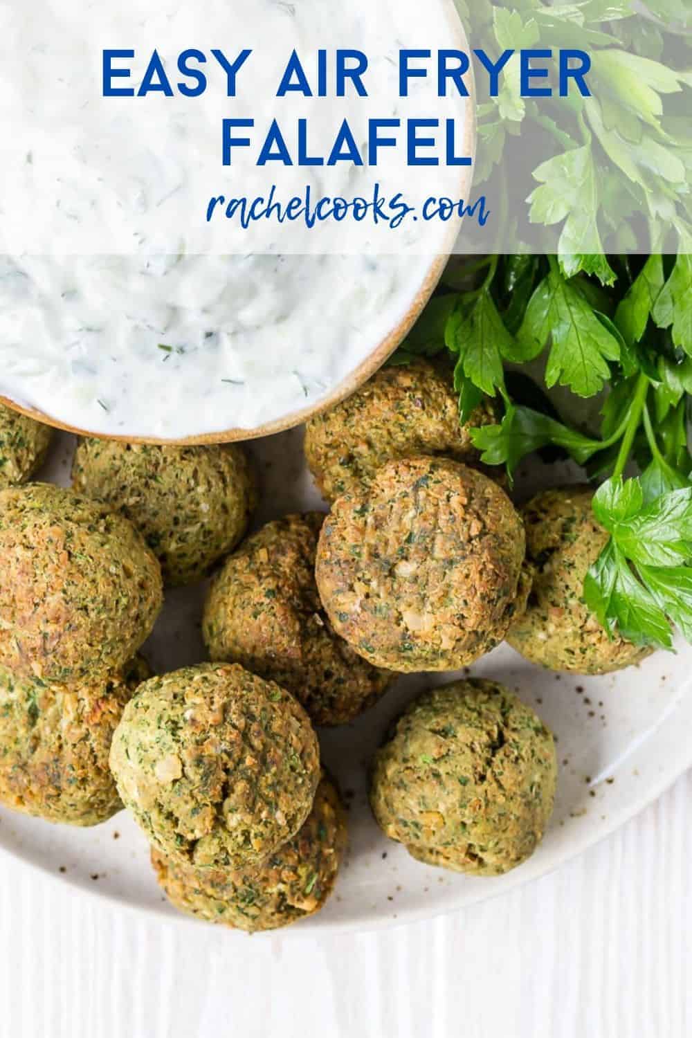 Air Fryer Falafel so crispy! Recipe Rachel Cooks®