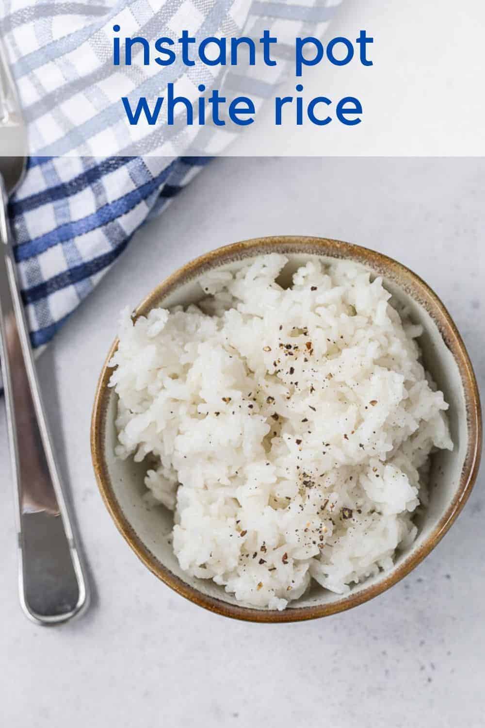Instant Pot White Rice - perfect every time! Recipe - Rachel Cooks®