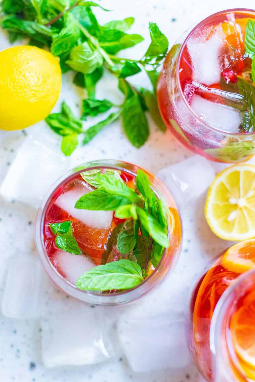 Sparkling Pomegranate Punch party perfection! Recipe Rachel Cooks®