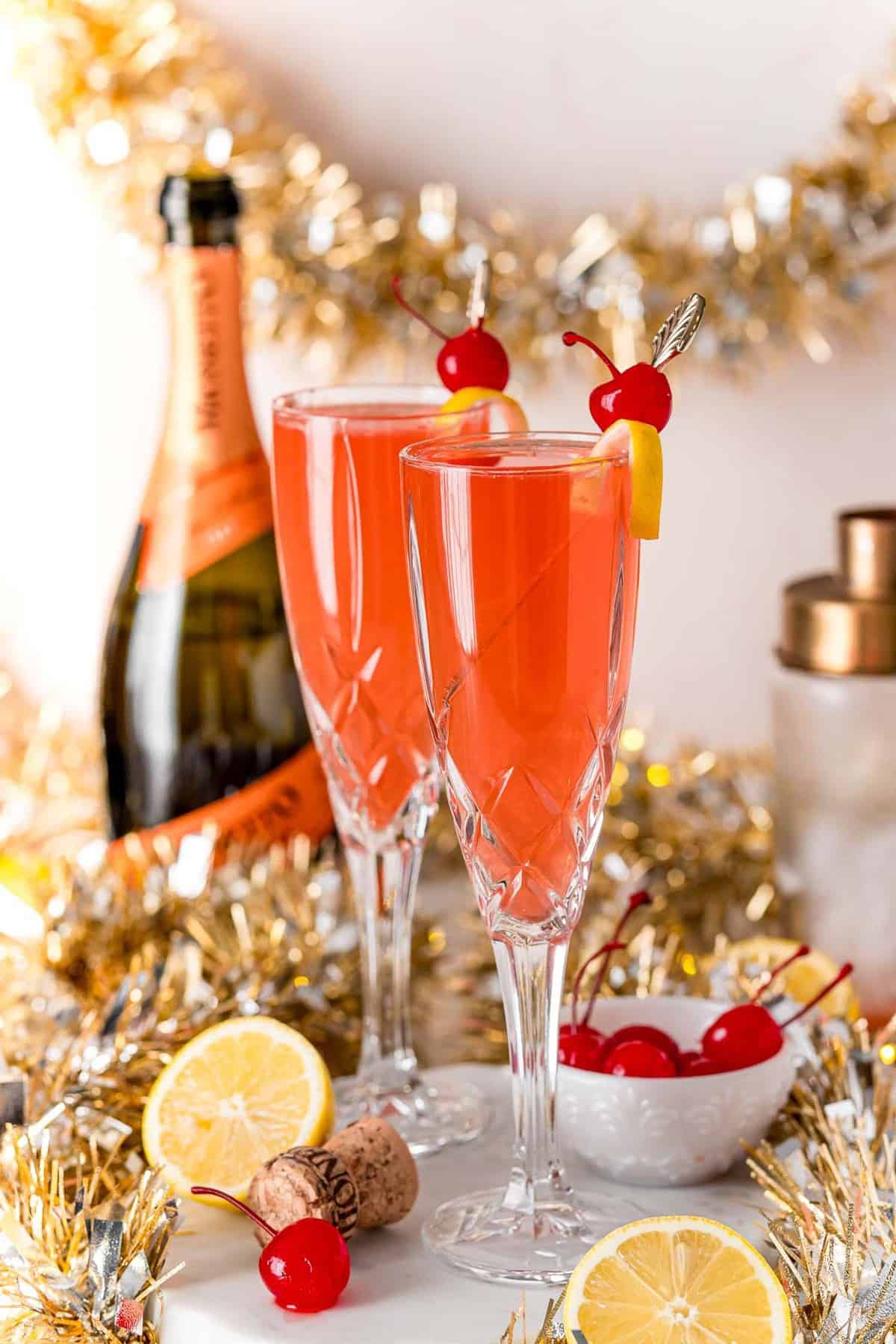Cherry French 75   sweet tart perfection  Recipe  - 98