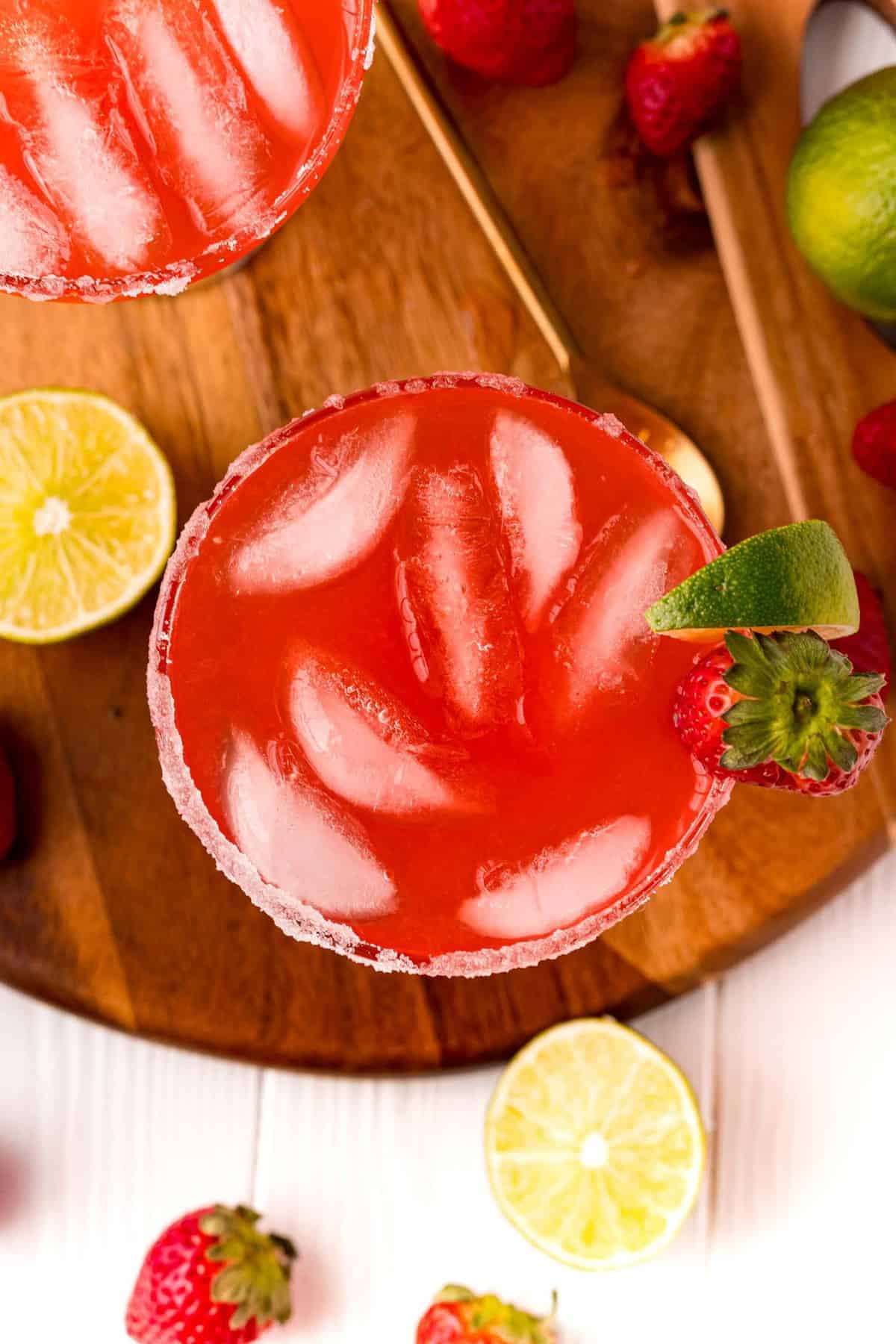 Strawberry Margarita Punch Recipe - The Cookie Rookie®