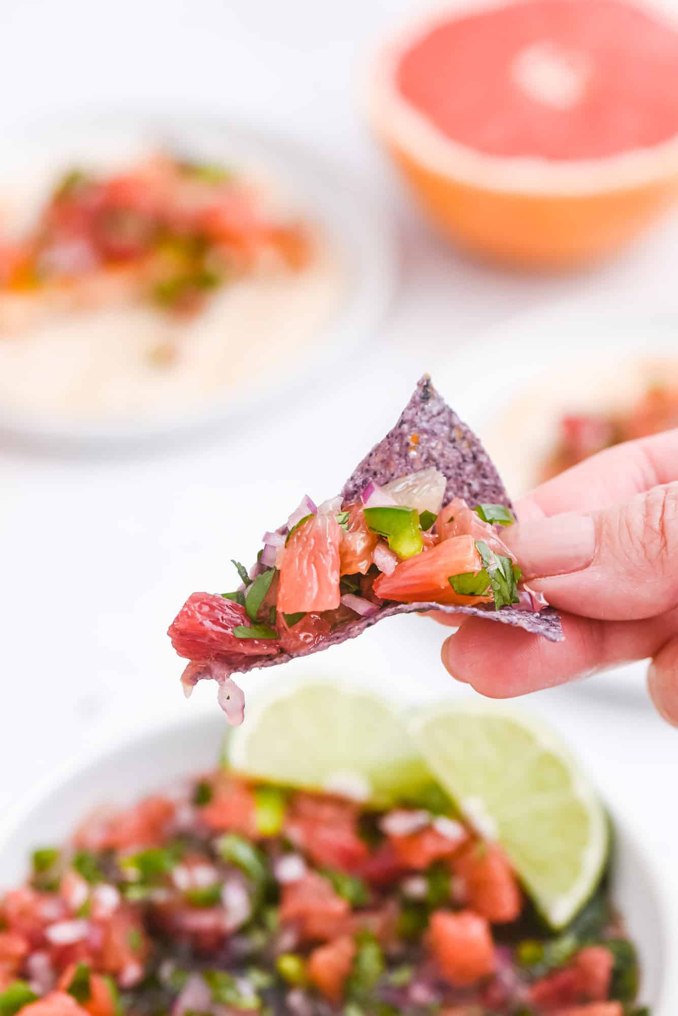 Salsa on a chip.