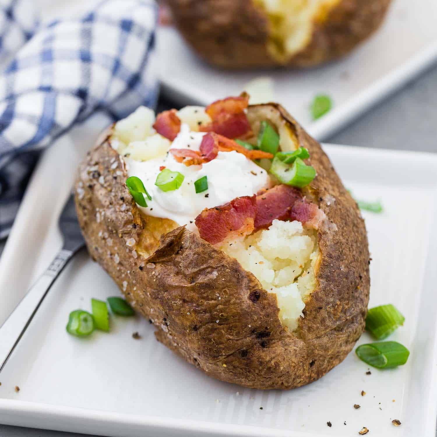 Air Fryer Baked Potatoes - Know Your Produce