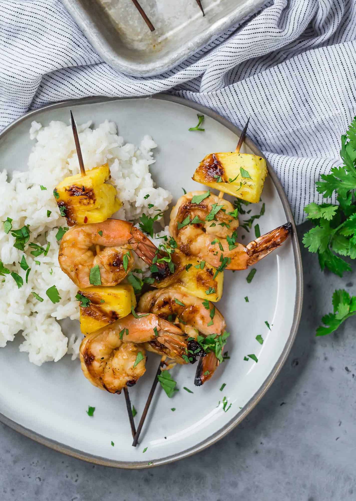 Grilled Shrimp Kabobs with Pineapple - Rachel Cooks®