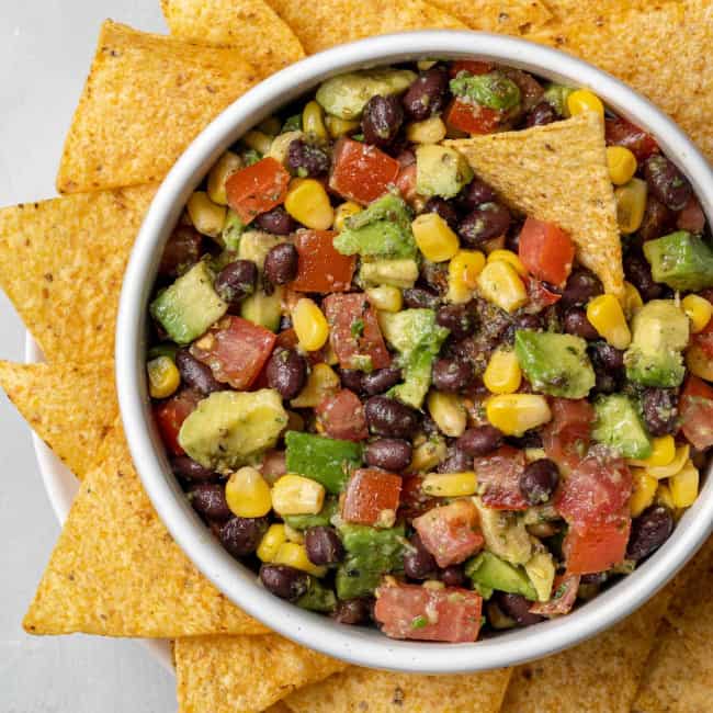 Black Bean and Avocado Salad (great with chips!) Recipe Rachel Cooks®