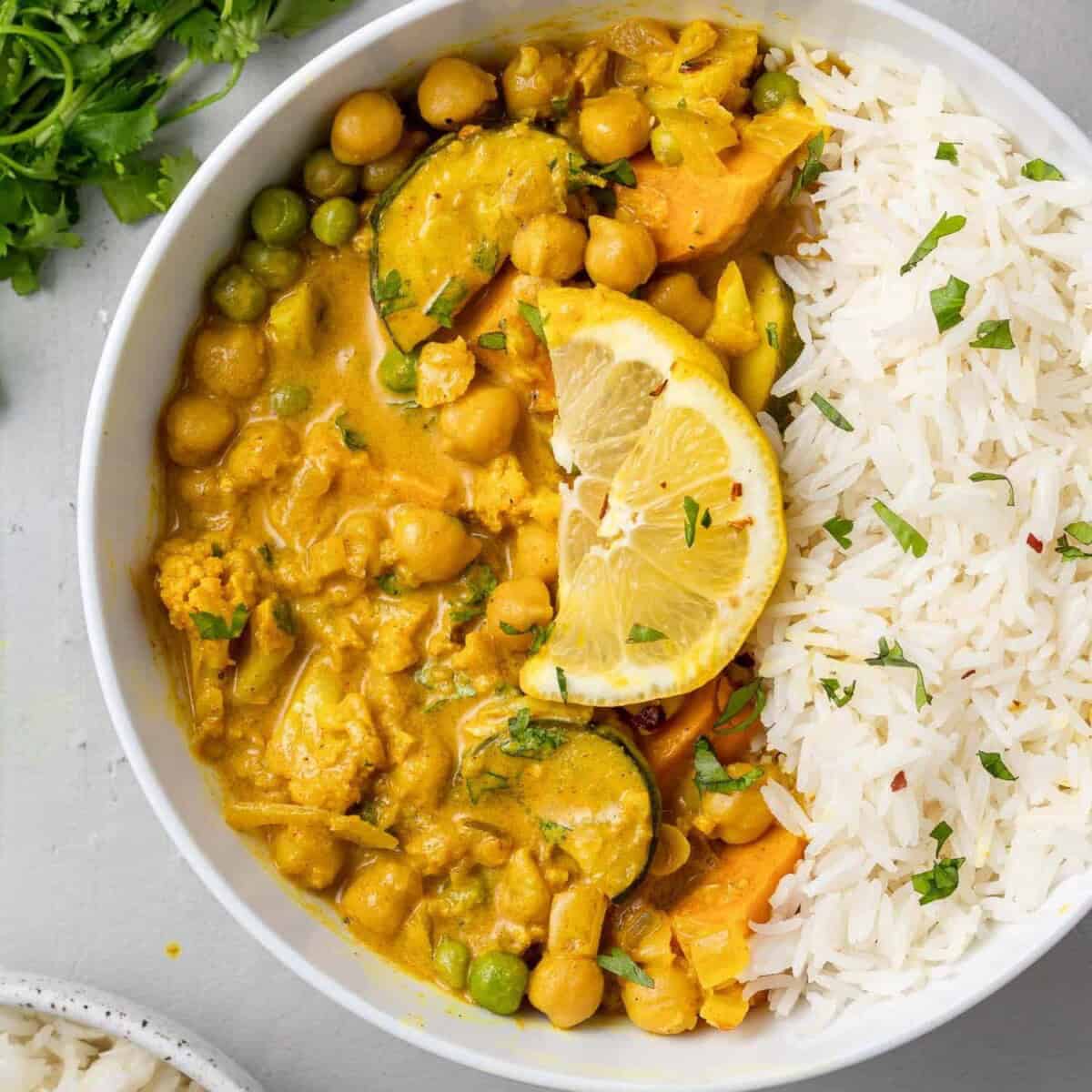 Vegetarian Curry with Cauliflower & Chickpeas Recipe - Rachel Cooks®